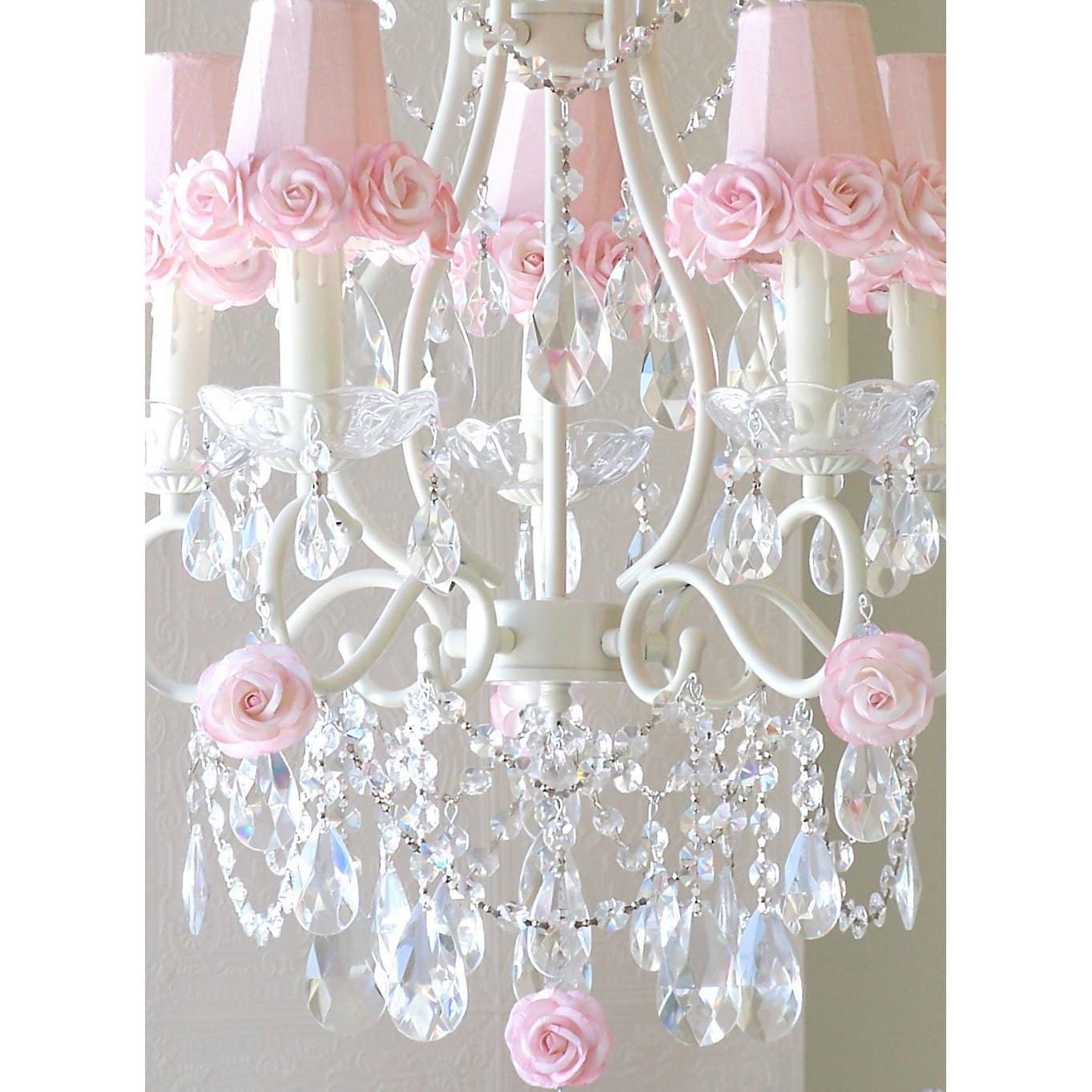 Adele Antique White 5-Light Chandelier - Image 3
