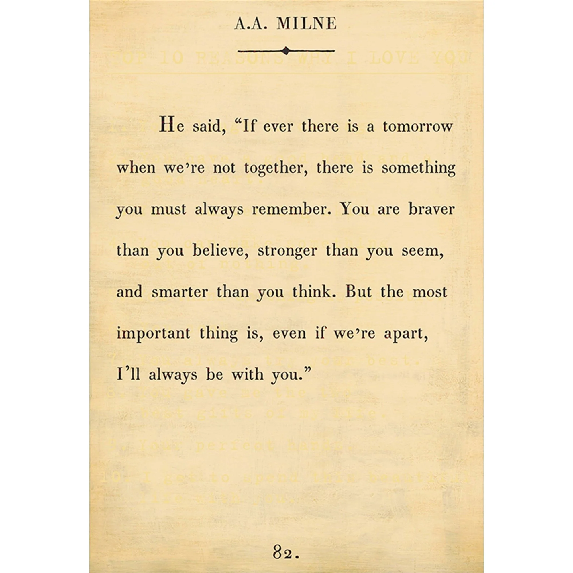 A.A. Milne - Book Collection Art Print - Image 4