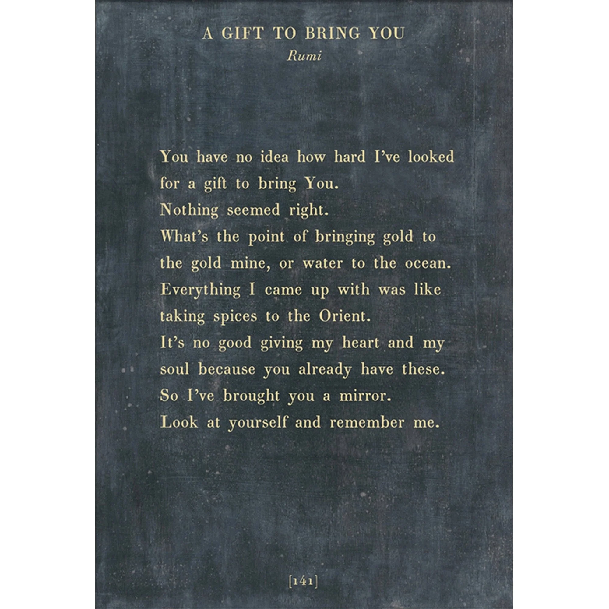 A Gift to Bring You - Poetry Collection Art Print - Image 2