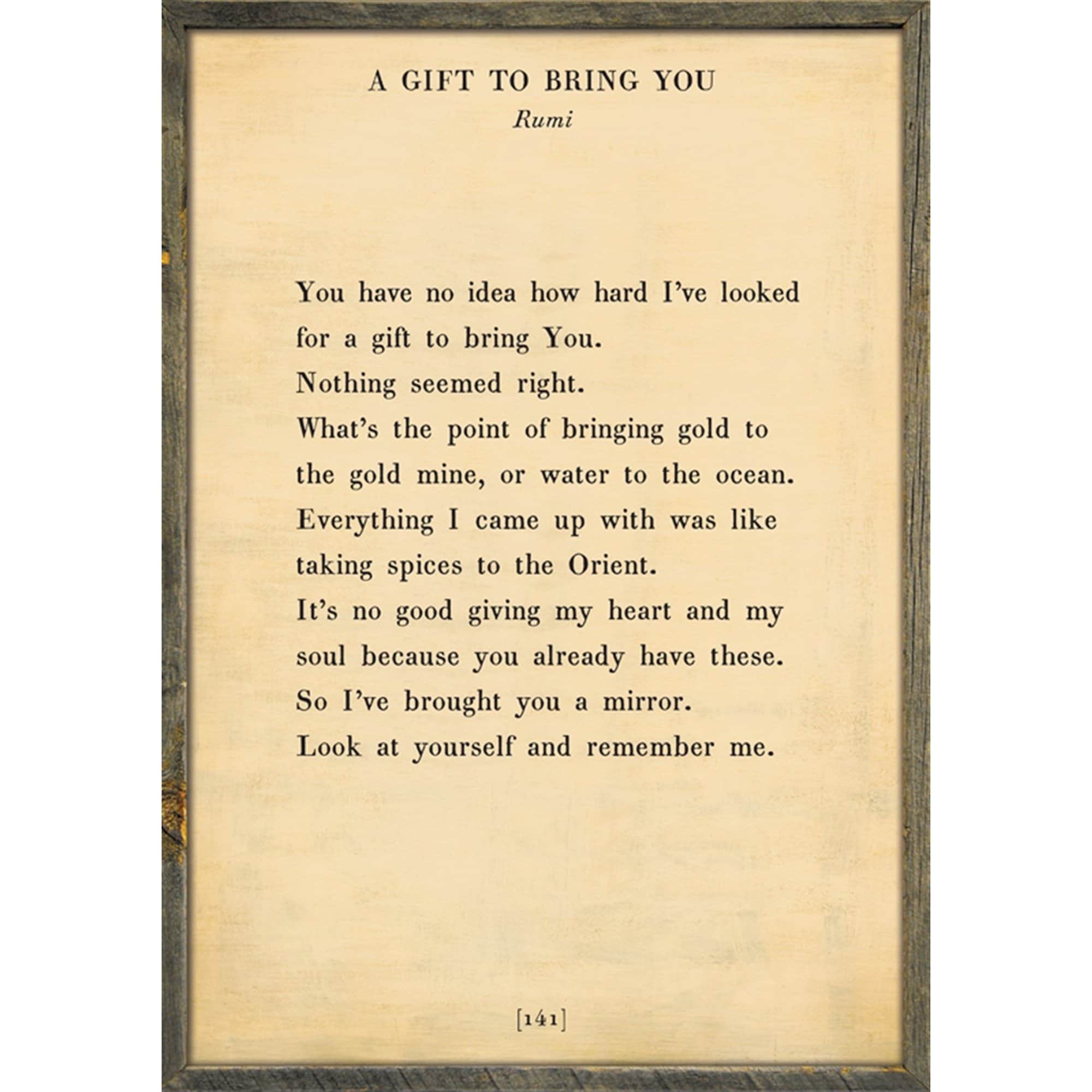 A Gift to Bring You - Poetry Collection Art Print - Image 3