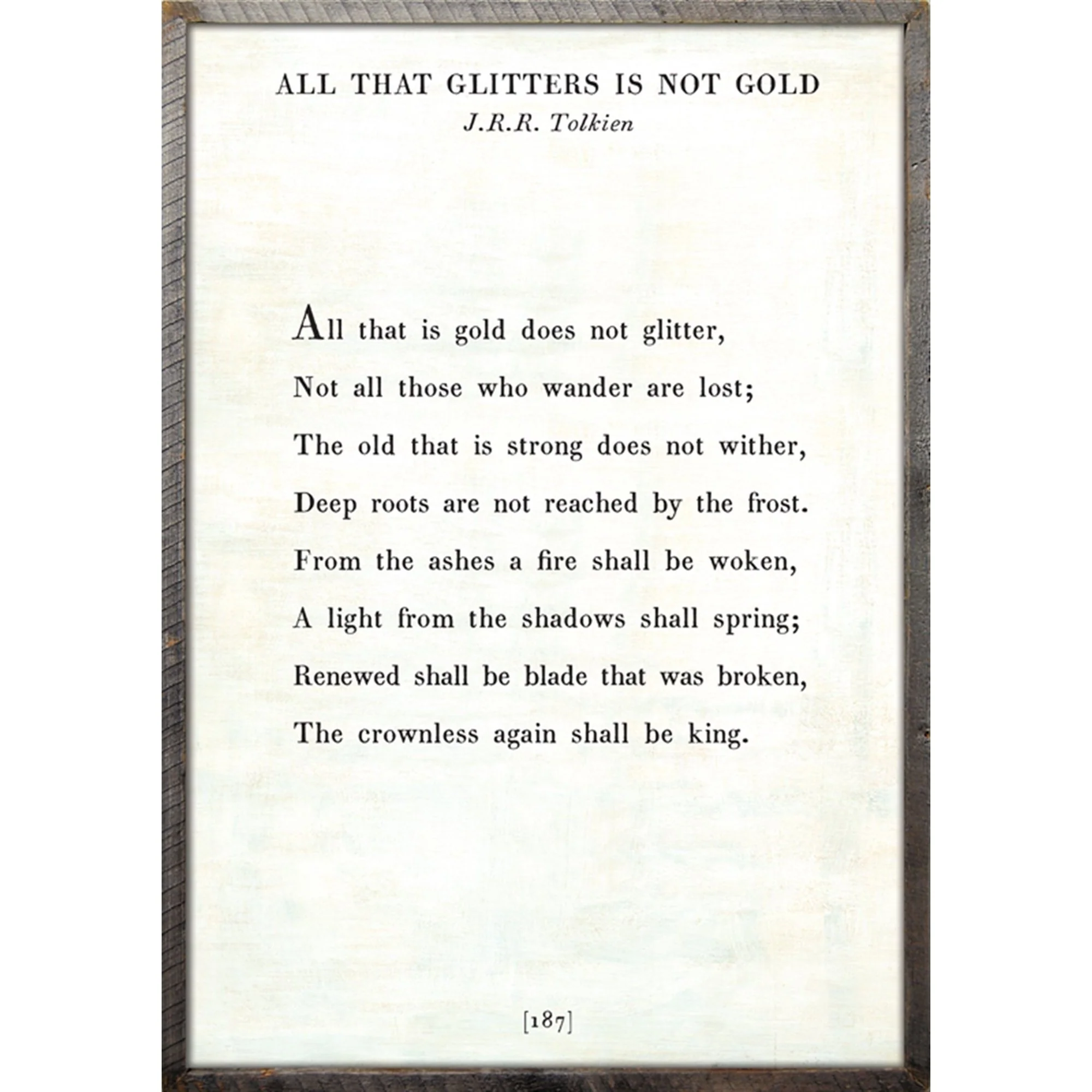 All that is gold does not glitter - Poetry Collection Art Print - Image 5
