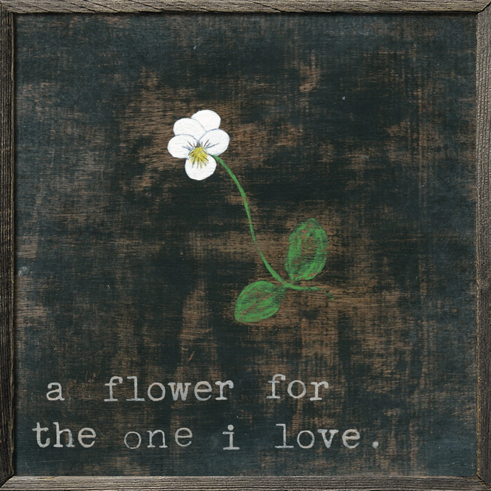 Art Print - Little White Flower For The One I Love - Image 2