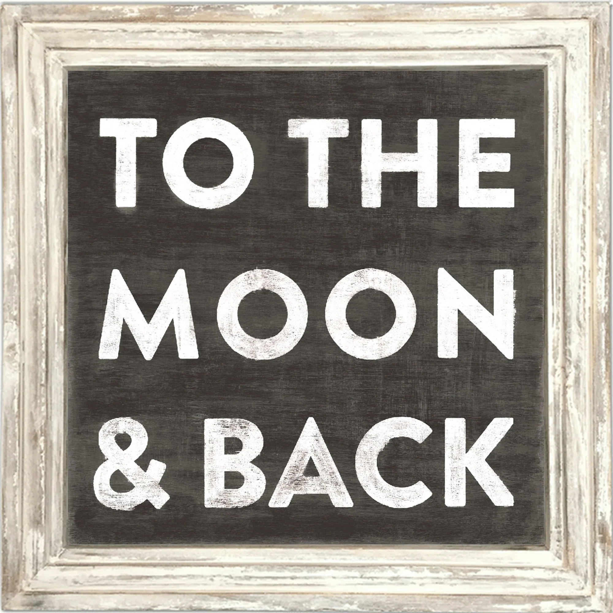 ART PRINT - To the Moon and Back in black background - Image 3