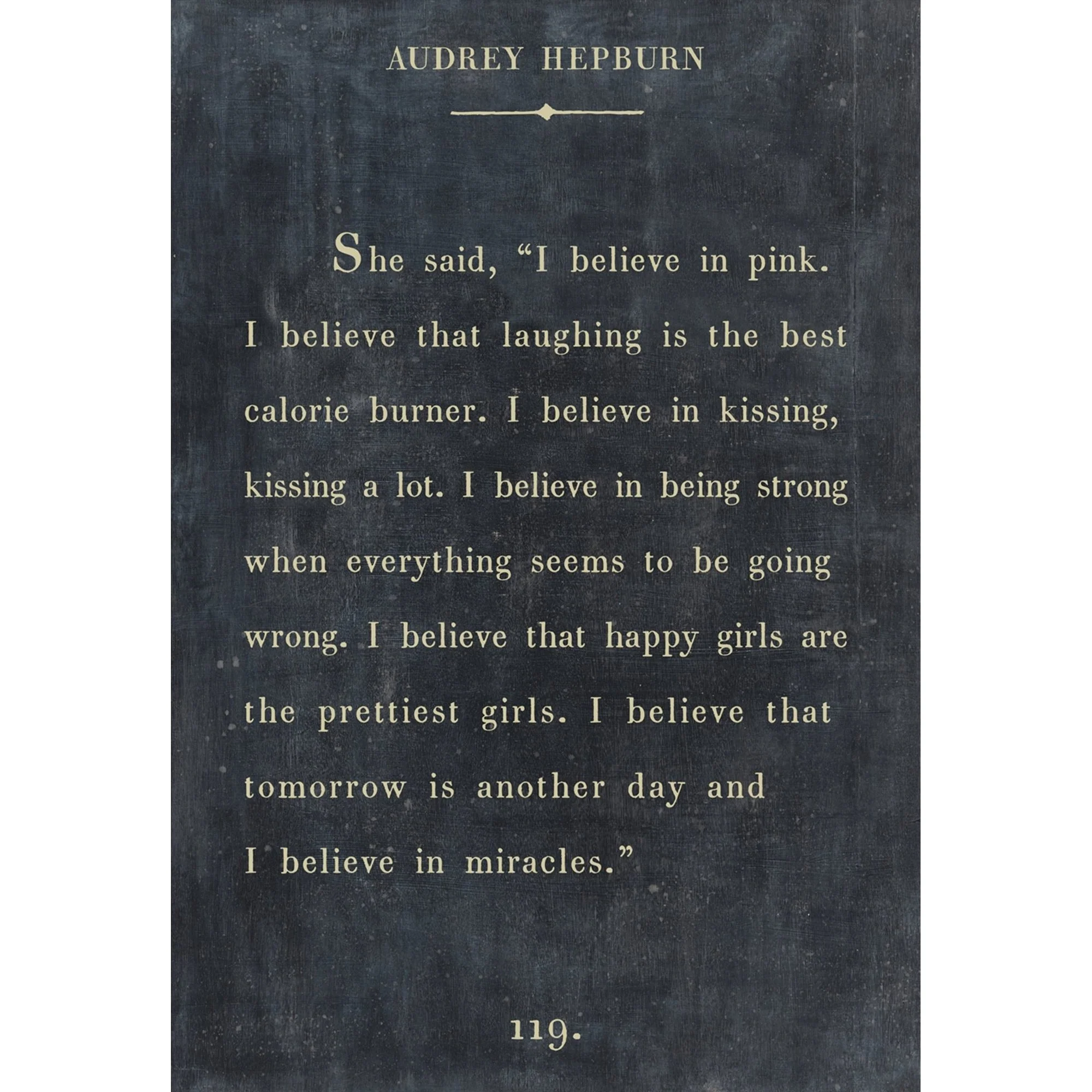 Audrey Hepburn - Book Collection Art Print - Image 2