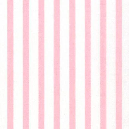 Baby Pink Stripe Fabric by the Yard | 100% Cotton