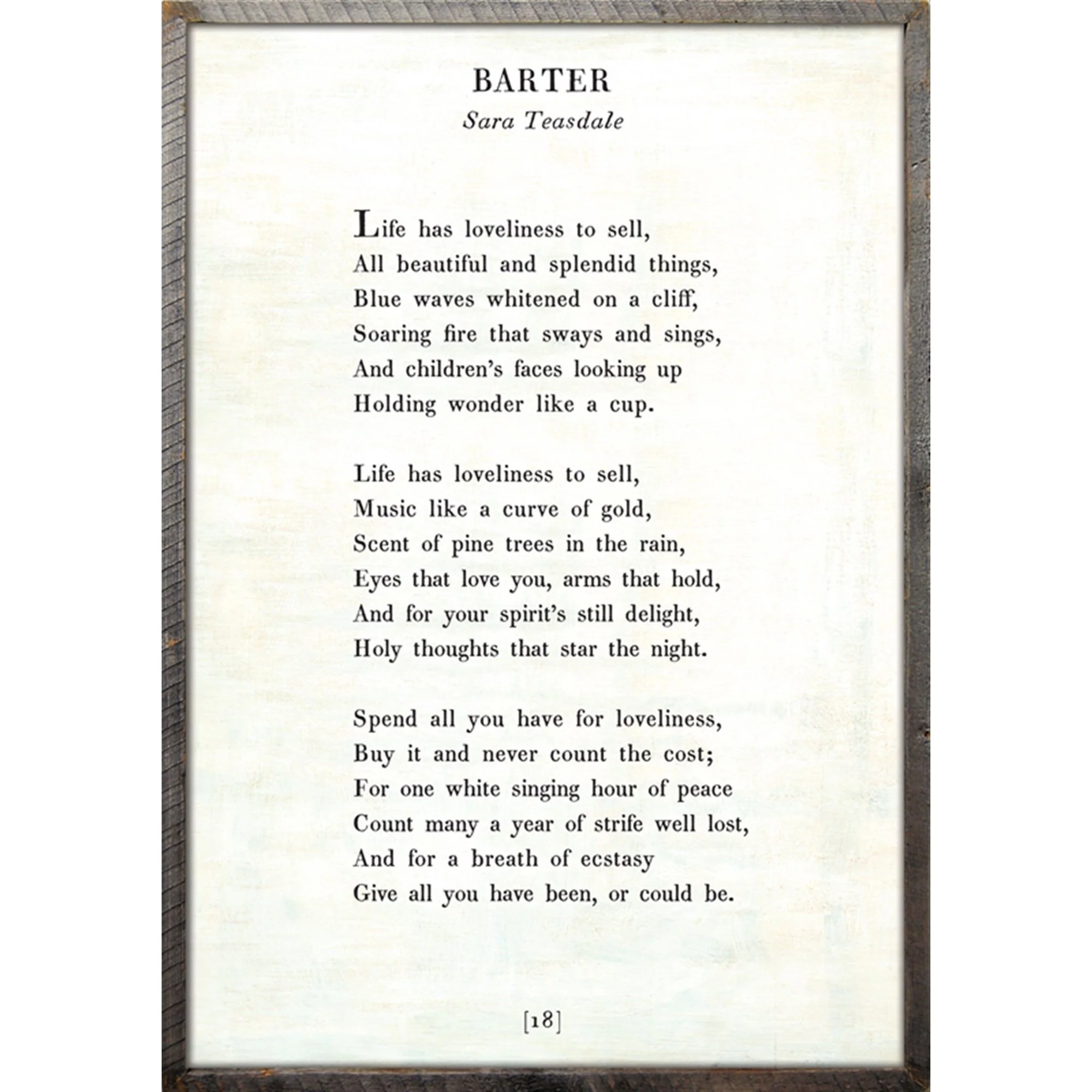 Barter - Poetry Collection Art Print - Image 5