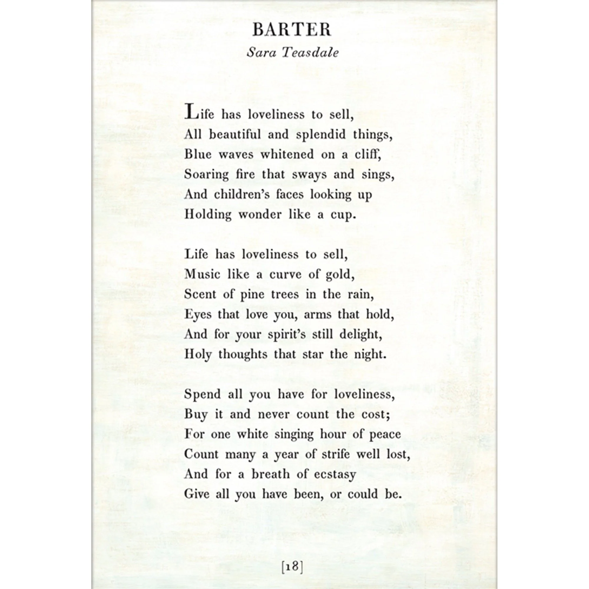 Barter - Poetry Collection Art Print - Image 6