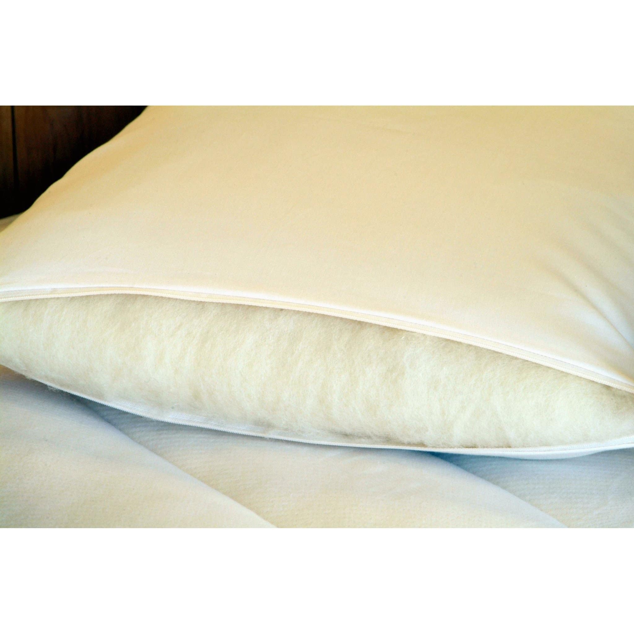 Bed Pillow- Wool Wrapped Latex | Holy Lamb Organics - Image 3