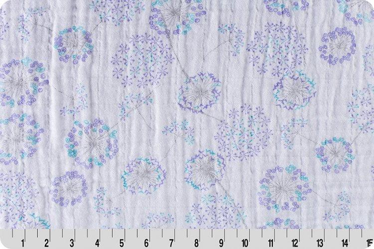 Believe Metallic Embrace® Tulip/Silver | Double Gauze Cotton