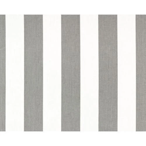 Big Stripe in Slate Designer Fabric by the Yard | 100% Cotton