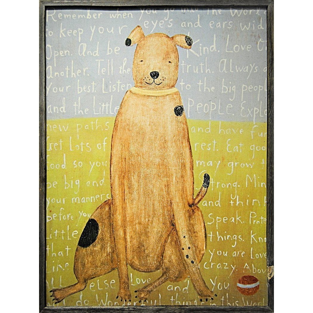 ART PRINT - Brown Boy Dog