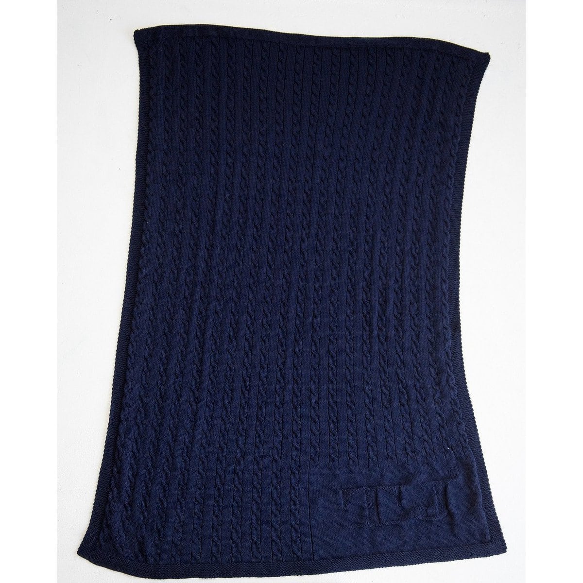 Cable Knit Stroller Blanket or Baby Blanket - Image 2
