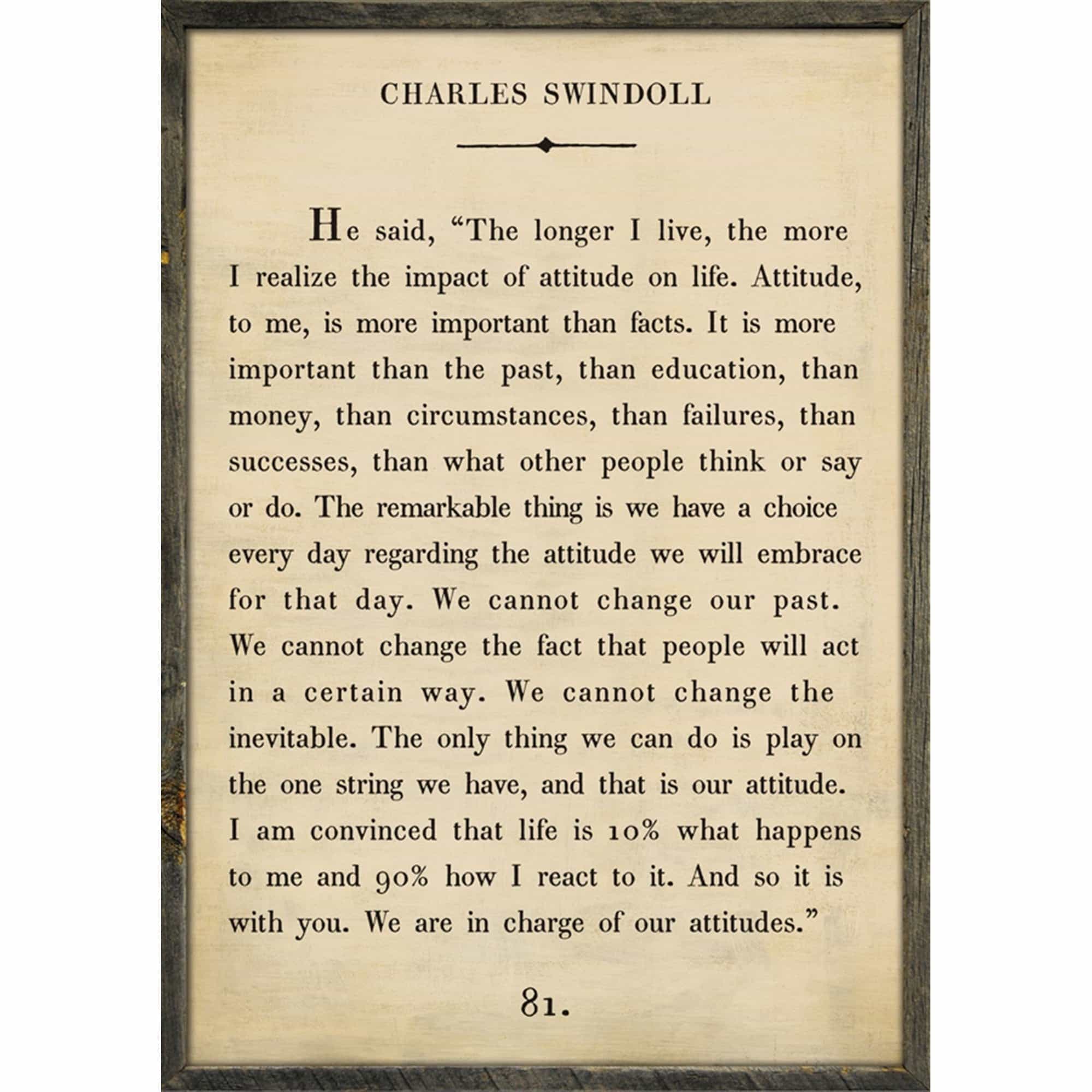 Charles Swindoll - Book Collection Art Print