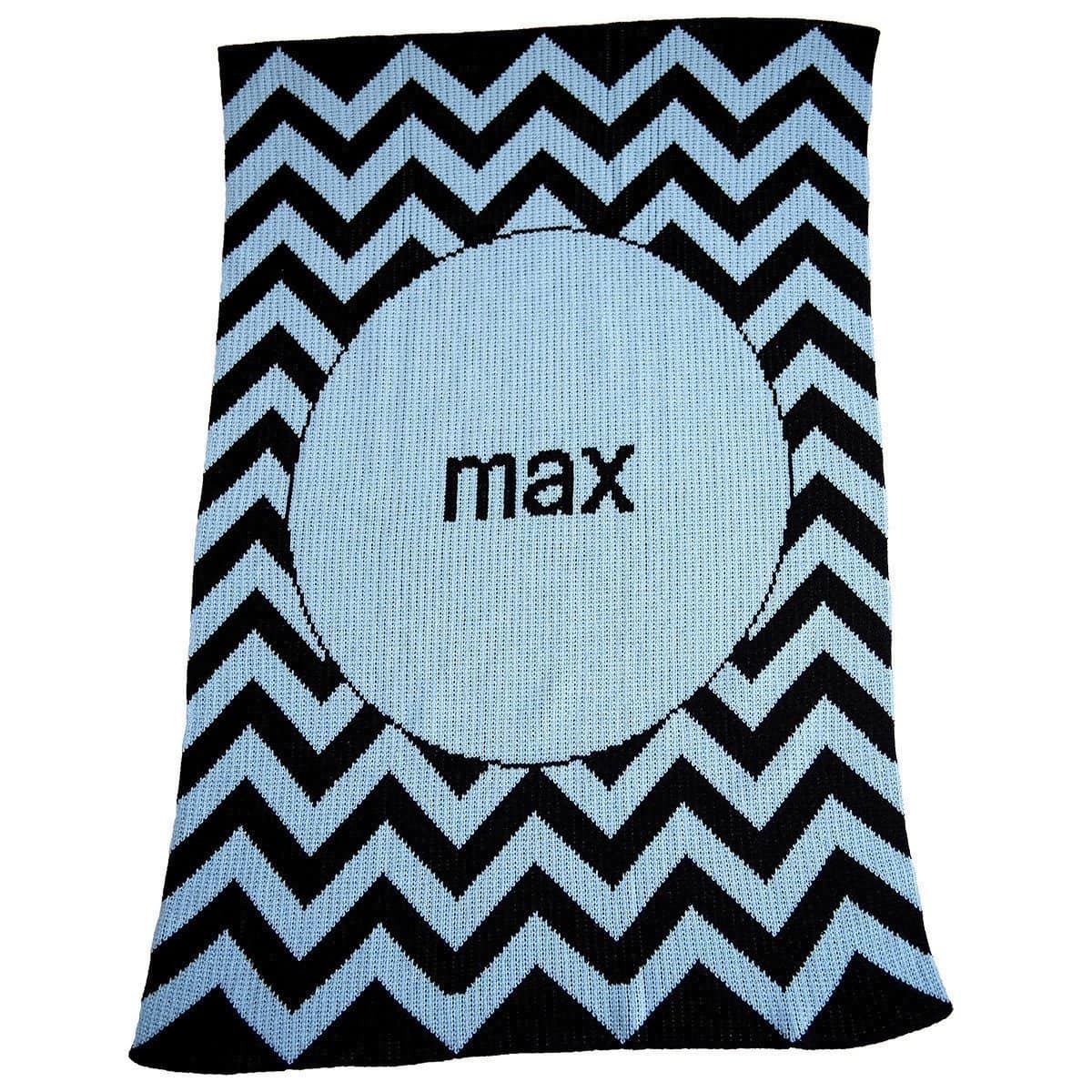 Chevron Personalized Stroller Blanket or Baby Blanket - Image 2