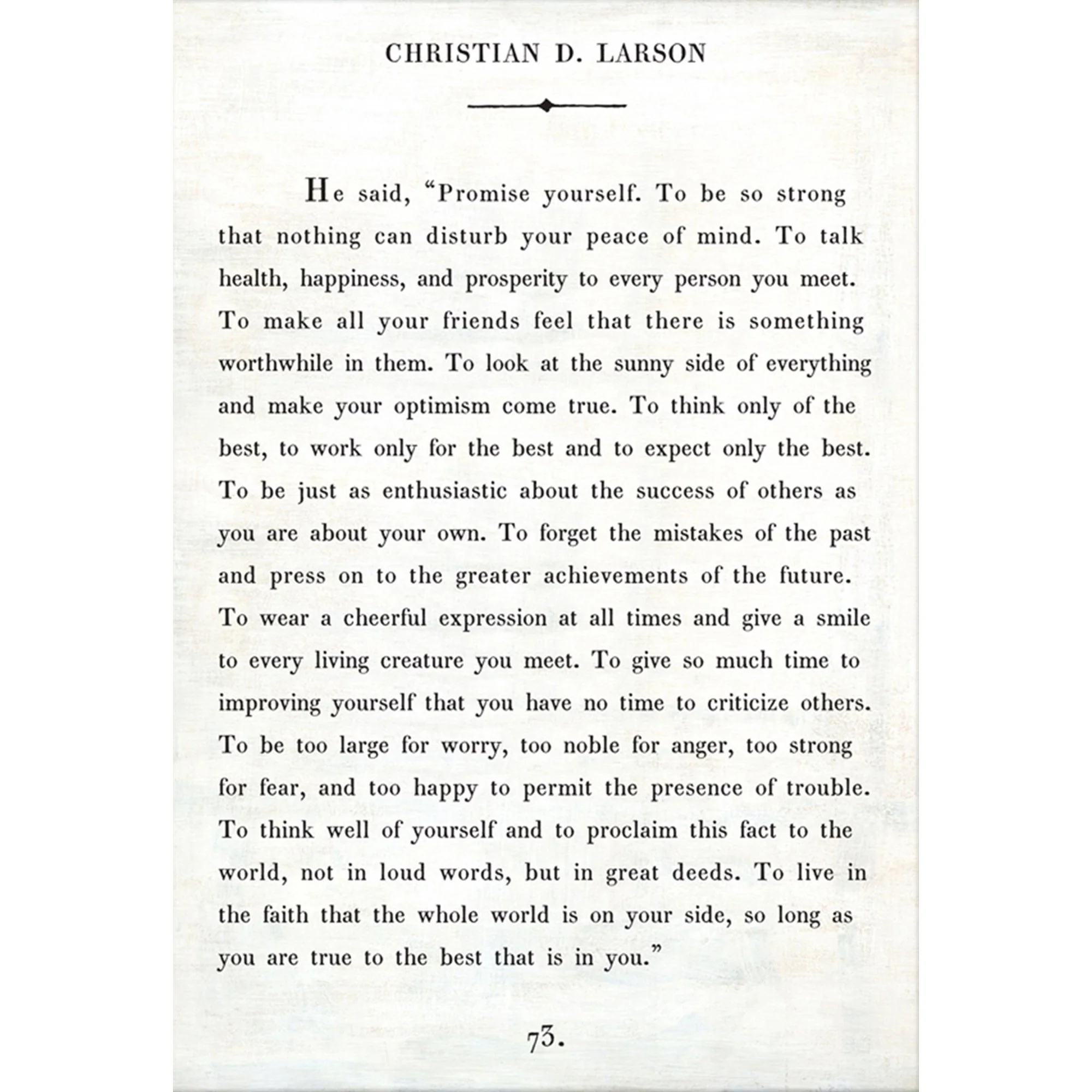 Christian Larson - Book Collection Art Print - Image 6