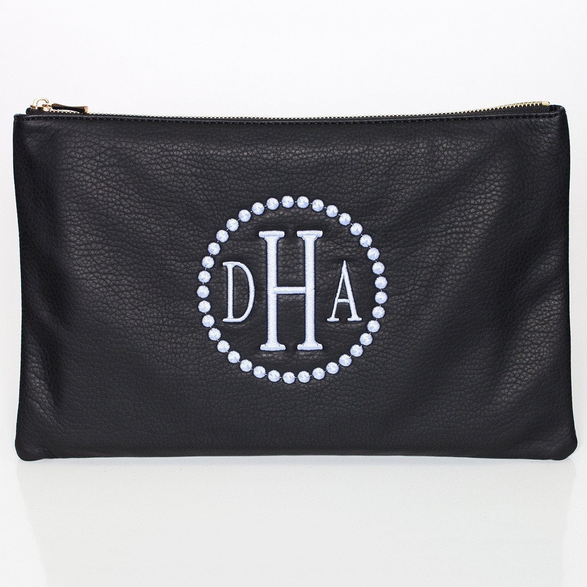 Cobalt Monogrammed Personalized Clutch - Image 11