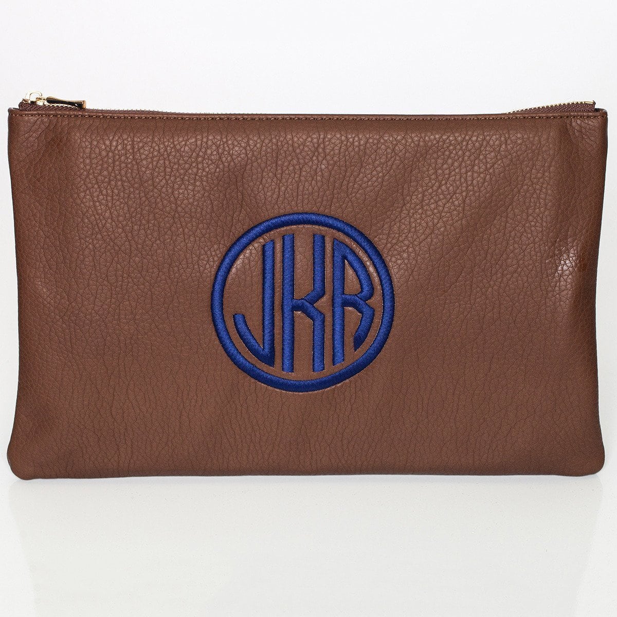 Cobalt Monogrammed Personalized Clutch - Image 5
