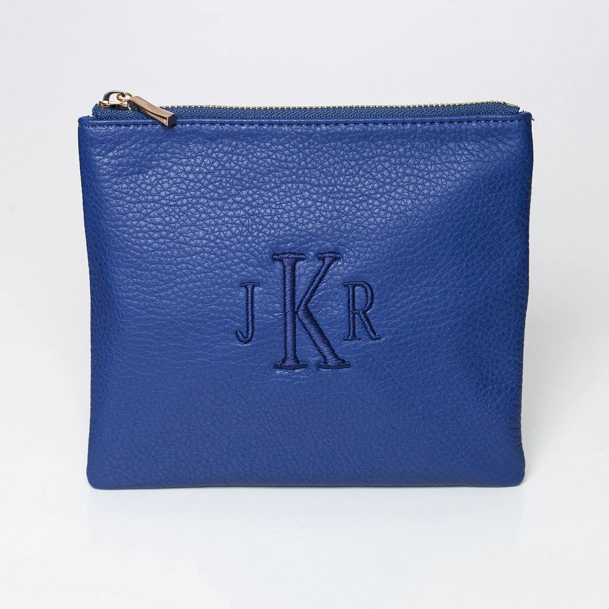 Cognac Personalized Makeup Bag - Image 7