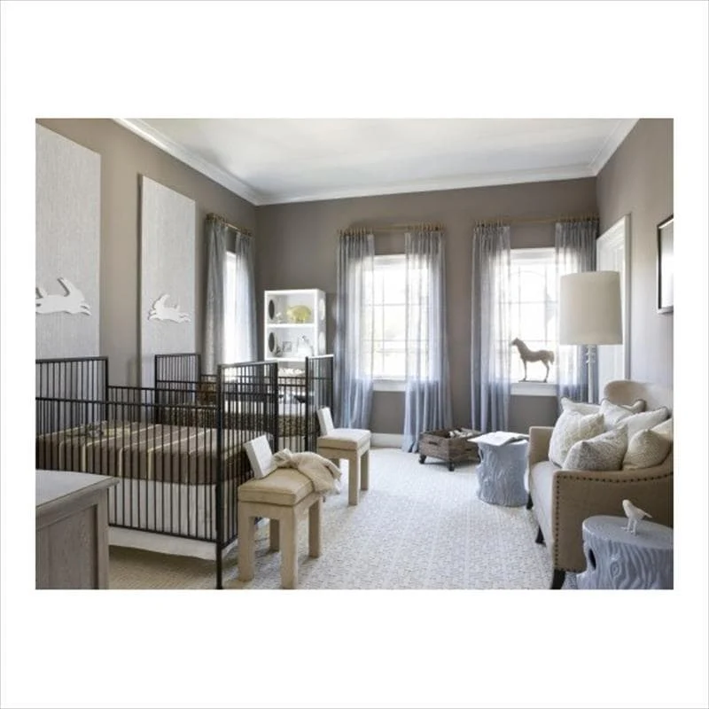 Contemporary Metal Stationary Crib - Image 7