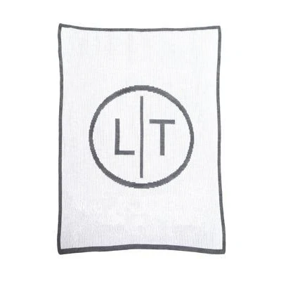 Newlywed Initials Stroller Blanket or Baby Blanket