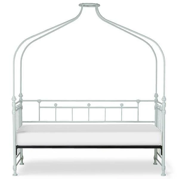 Corsican Iron Daybed 43738 | Canopy with Flowers - Image 2