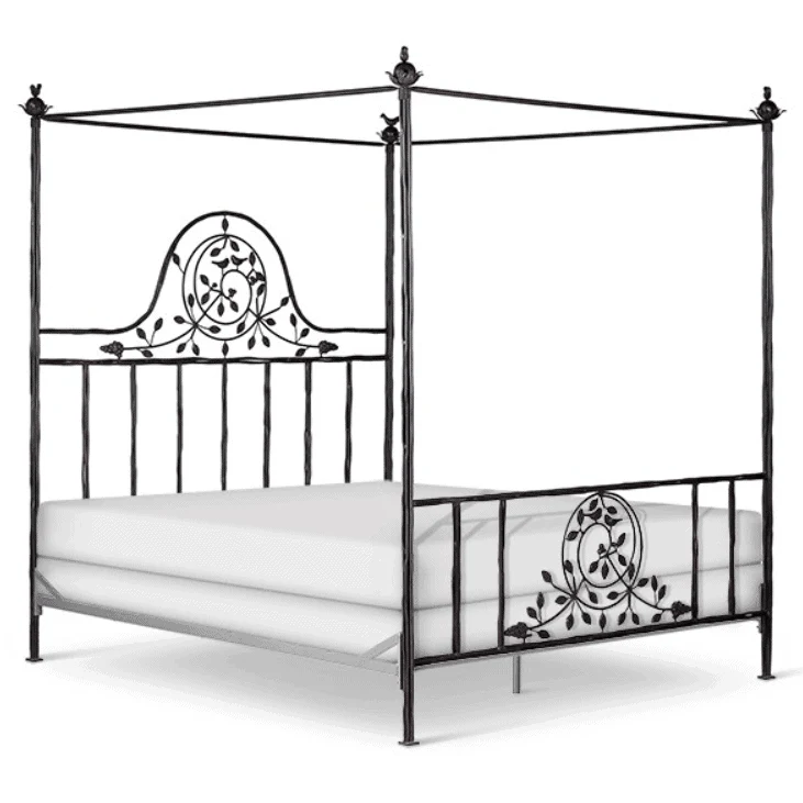 Corsican Iron Canopy Bed 42686 | Twiggy Canopy Bed