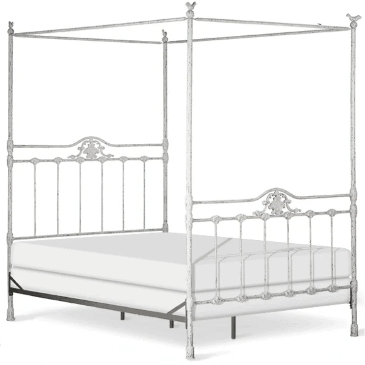Corsican Iron Canopy Bed 42862 | Straight Canopy Bed
