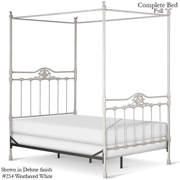Corsican Iron Canopy Bed 42862 | Straight Canopy Bed - Image 2