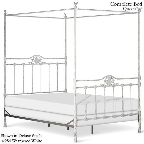 Corsican Iron Canopy Bed 42862 | Straight Canopy Bed - Image 3