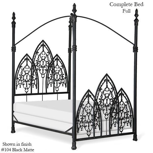 Corsican Iron Canopy Bed 43016 | Gothic Canopy Bed - Image 3
