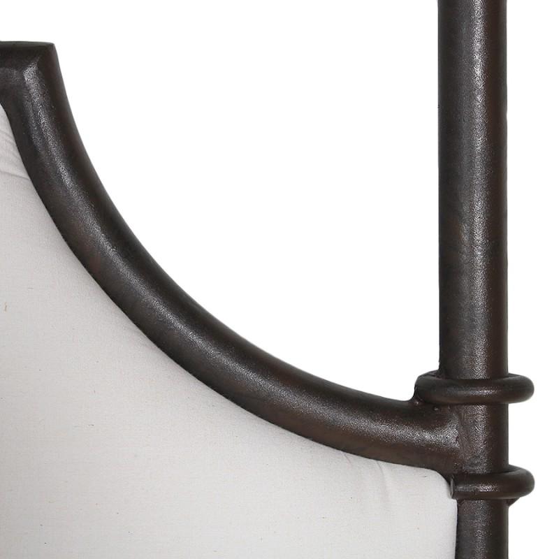 Corsican Iron Canopy Bed 43116 | Olivia Canopy Bed with Upholstered Headboard - Image 4
