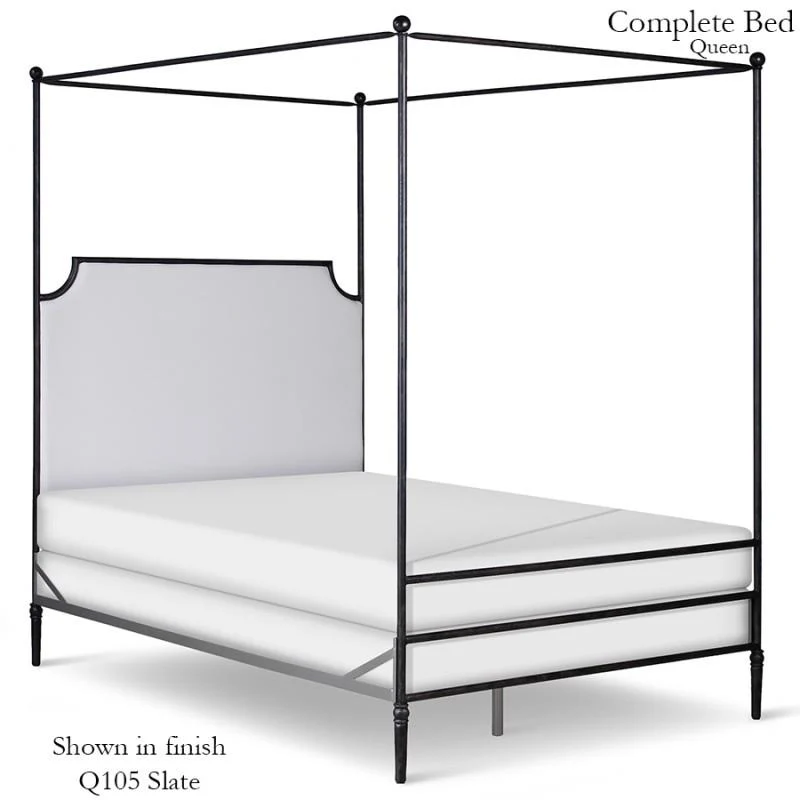 Corsican Iron Canopy Bed 43428 | Straight Canopy Olivia Bed - Image 4