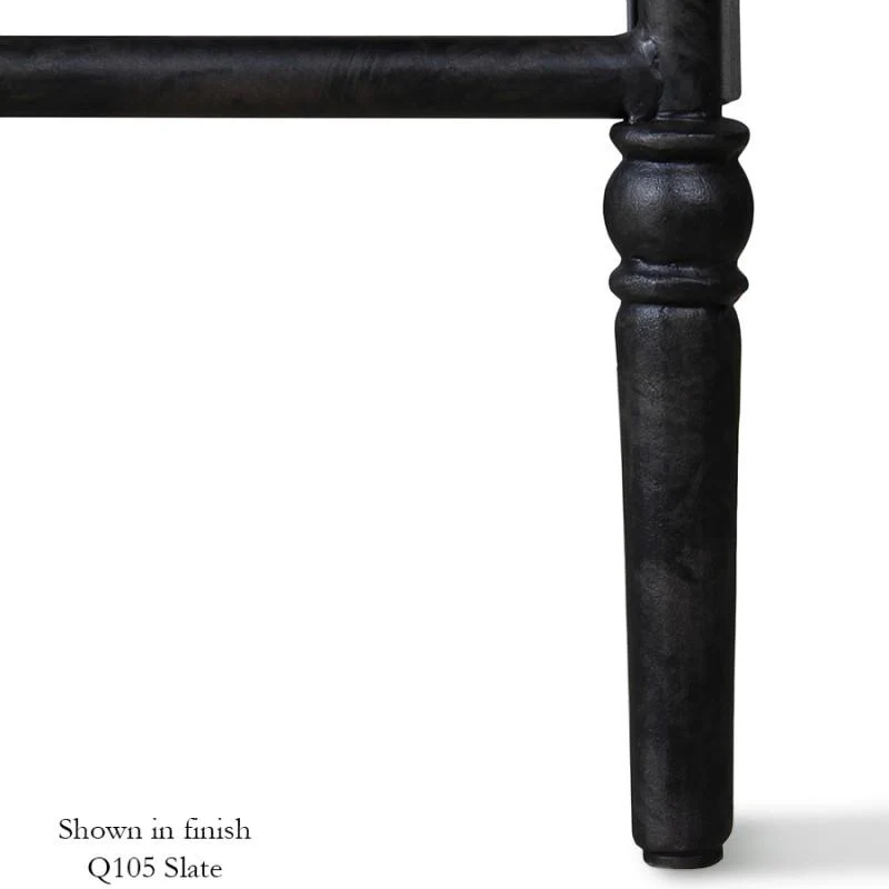Corsican Iron Canopy Bed 43428 | Straight Canopy Olivia Bed - Image 6