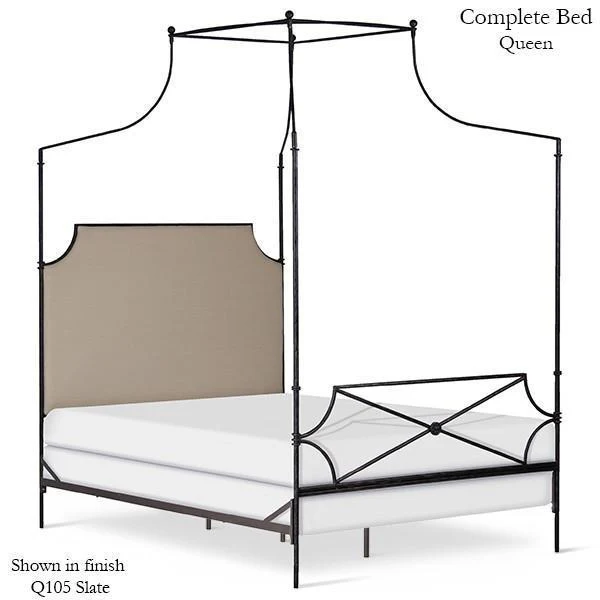 Corsican Iron Canopy Bed 43706 | Hammered Olivia Canopy Bed - Image 2