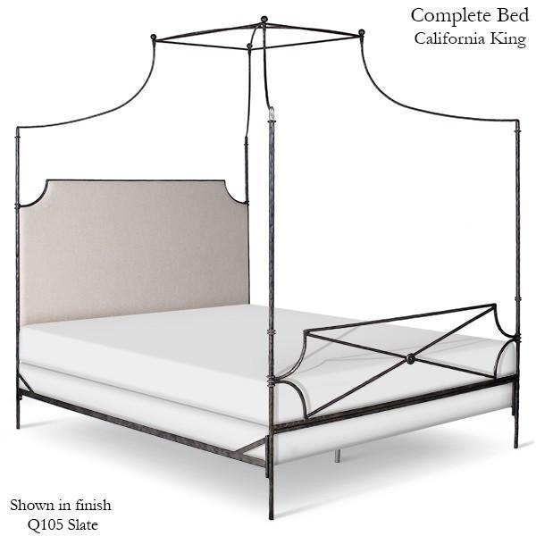 Corsican Iron Canopy Bed 43706 | Hammered Olivia Canopy Bed - Image 3