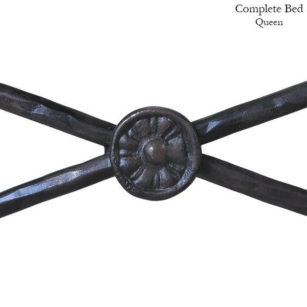 Corsican Iron Canopy Bed 43706 | Hammered Olivia Canopy Bed - Image 4