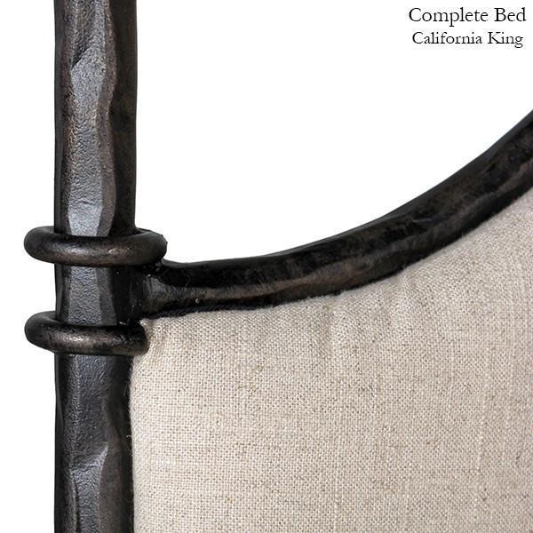 Corsican Iron Canopy Bed 43706 | Hammered Olivia Canopy Bed - Image 5