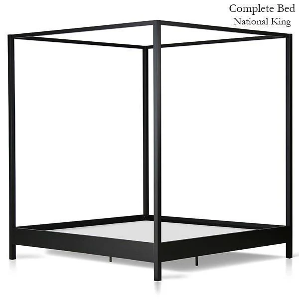 Corsican Iron Canopy Bed 43712 | Contemporary Canopy Bed - Image 2
