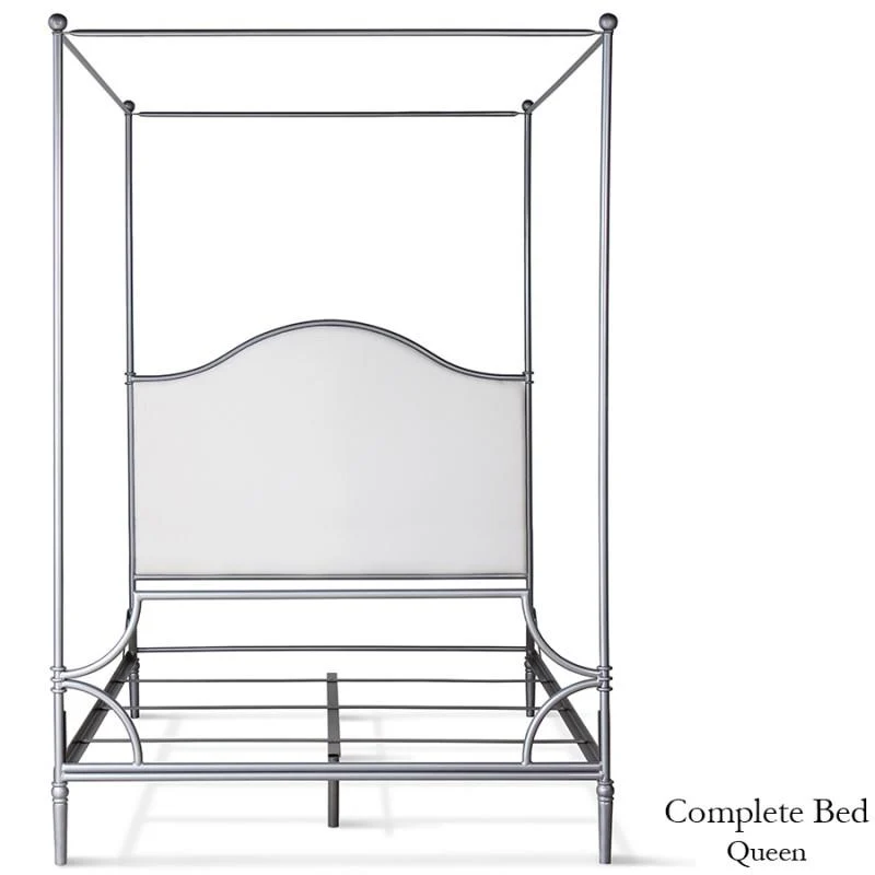 Corsican Iron Canopy Bed 43822 | Upholstered Canopy Bed - Image 5