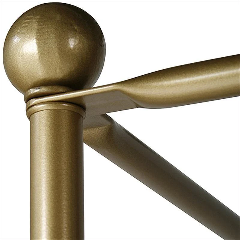 Corsican Iron Cribs 40568 | Stationary Canopy Crib - Image 3