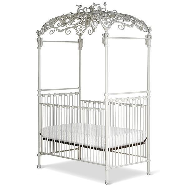Corsican Iron Cribs 42262 | Stationary Canopy Crib