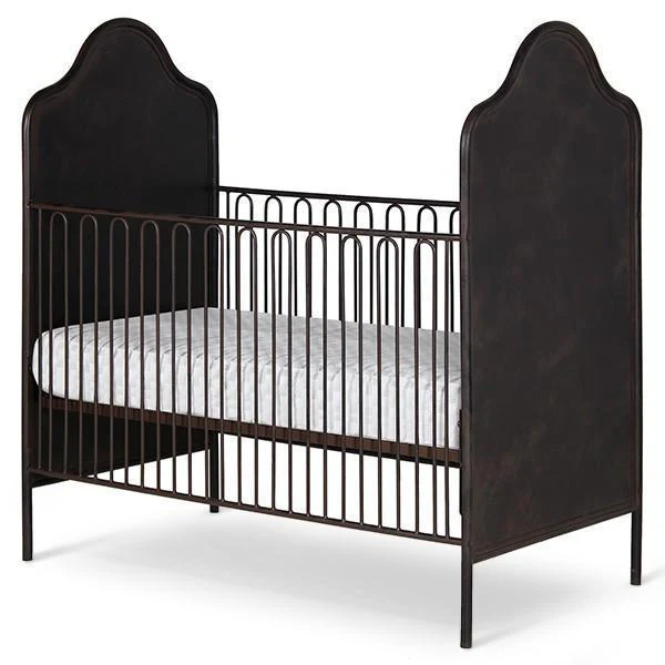 Corsican Iron Cribs 42652 | Stationary Camel Hump Metal Panel Crib