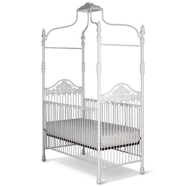 Corsican Iron Cribs 43422 | Stationary Canopy Crib