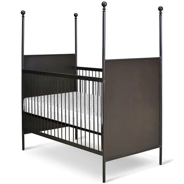 Corsican Iron Cribs 43456 | Stationary Four Post Metal Panel Crib