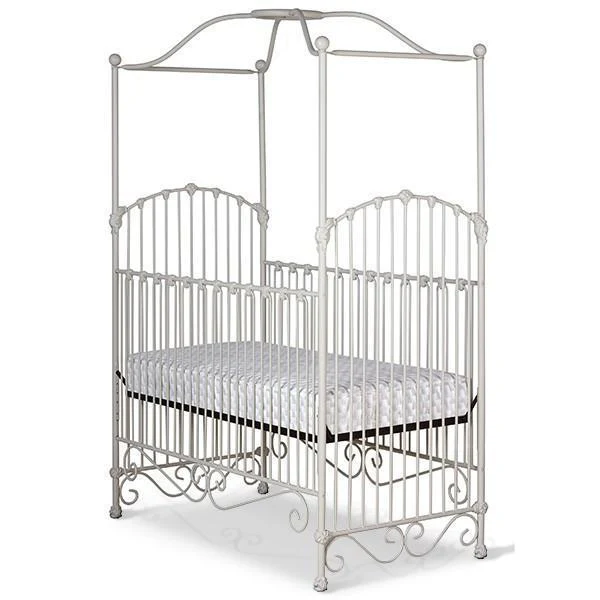 Corsican Iron Cribs 43458 | Stationary Canopy Crib