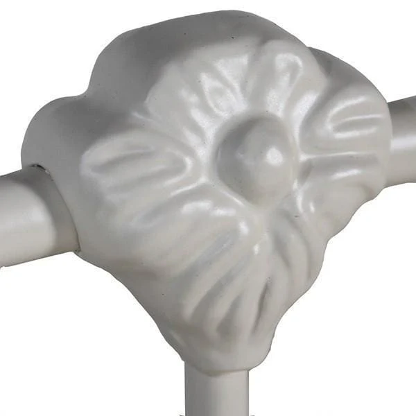 Corsican Iron Cribs 43458 | Stationary Canopy Crib - Image 3