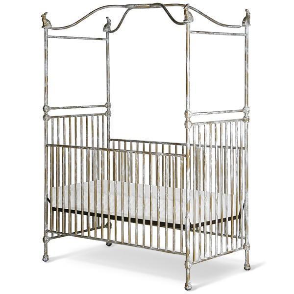 Corsican Iron Cribs 43720 | Stationary Canopy Crib