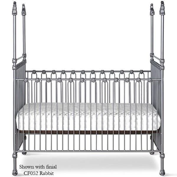 Corsican Iron Cribs 6778 | Stationary Four Post Crib - Image 4