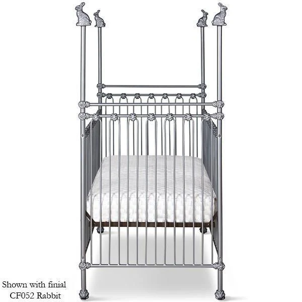 Corsican Iron Cribs 6778 | Stationary Four Post Crib - Image 5