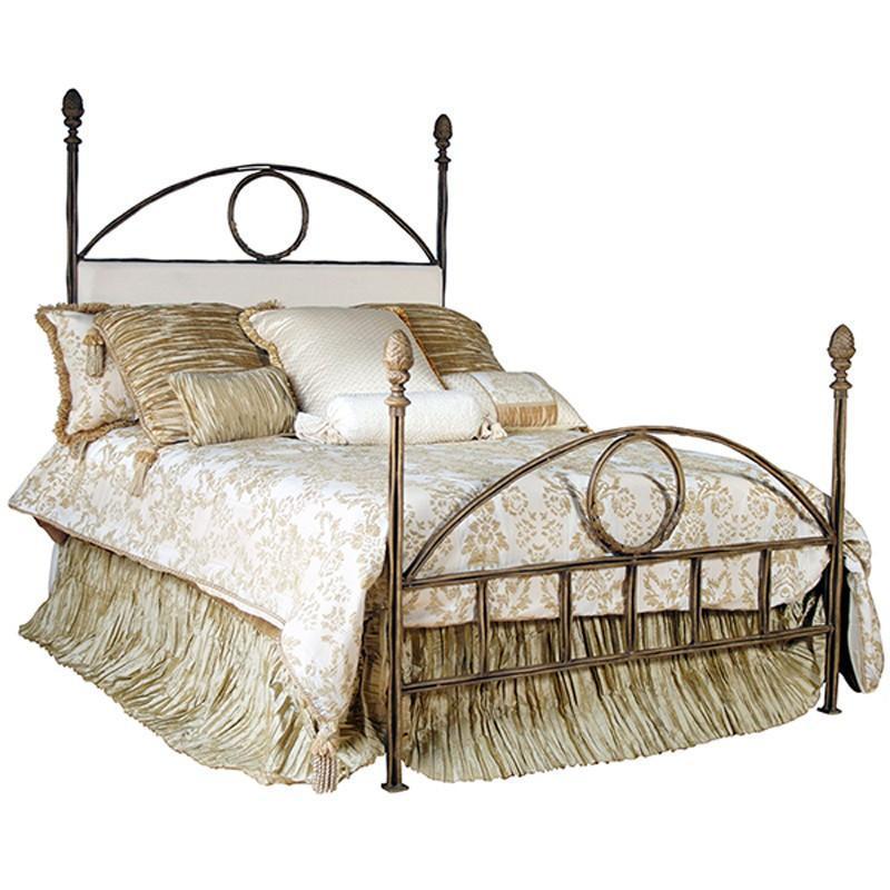 Corsican Iron Four Post Bed 2862 | Four Post Twiggy Bed with Upholstery - Image 3
